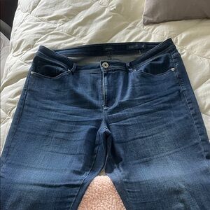 J. Jill Women's Dark Blue Skinny Stretch Jeans